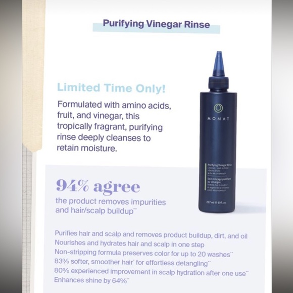 Monat Purifying Vinegar Rinse - Picture 1 of 1
